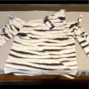 Alberto Makali cold shoulder top